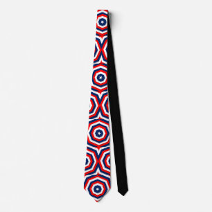 America Flag Design Tie