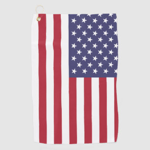 AMERICA FLAG   GOLF TOWEL