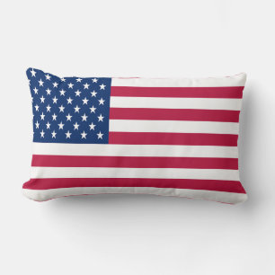 America Flag  Lumbar Pillow