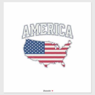 America Flag Map Patriotic Vintage Graphic Shirt_1