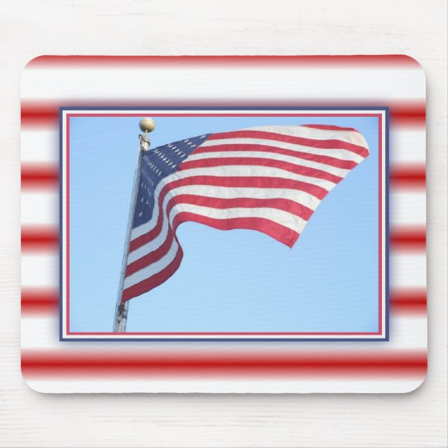 America Flag Mouse Pad (Front)