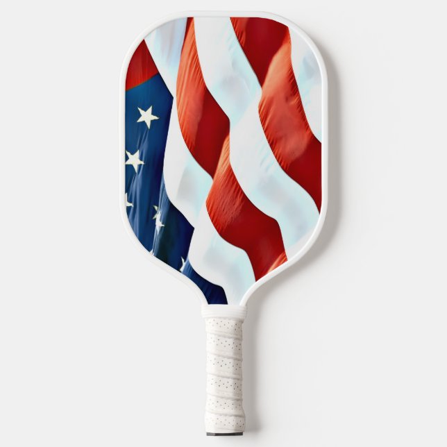 America Flag Pickleball Paddle (Front)