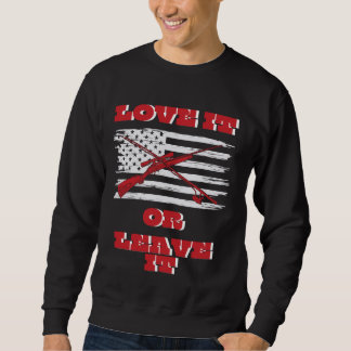 America flag pride fishing hunting honour outdoors sweatshirt