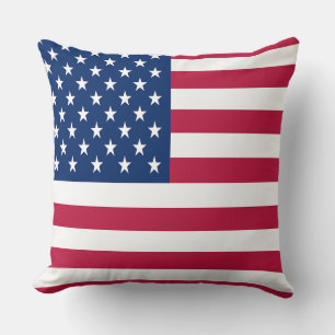 America Flag  Throw Pillow