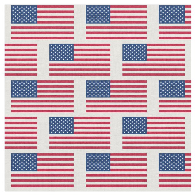 America Flag USA Banner Fabric (Close Up)