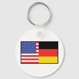 America Germany Keychain