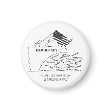 America Going Off The Cliff In Black