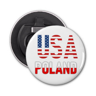 America Great, USA - Poland Bottle Opener