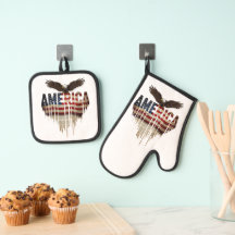 America grunge flag and eagle