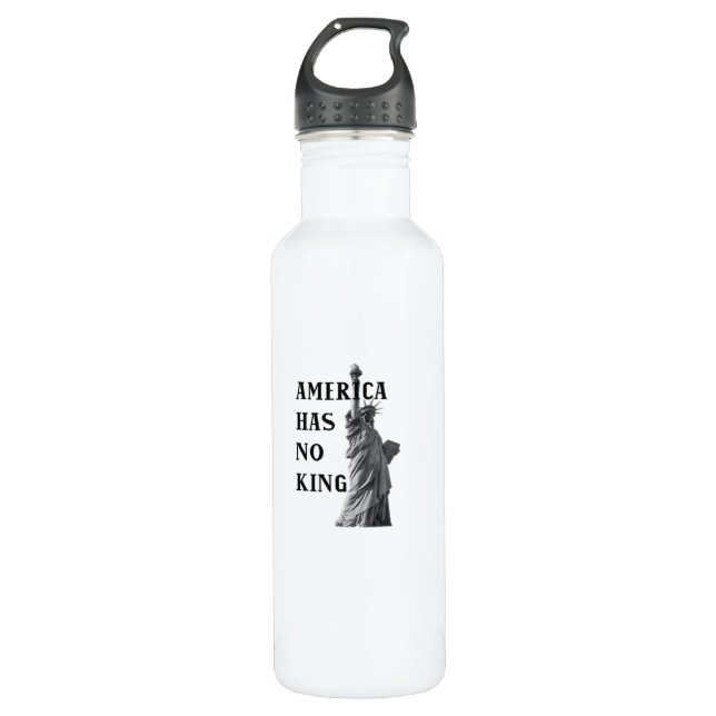 America Has No King Classic 710 Ml Water Bottle (Front)