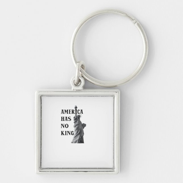 America Has No King Classic Keychain (Front)