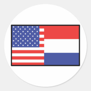 America Holland Classic Round Sticker