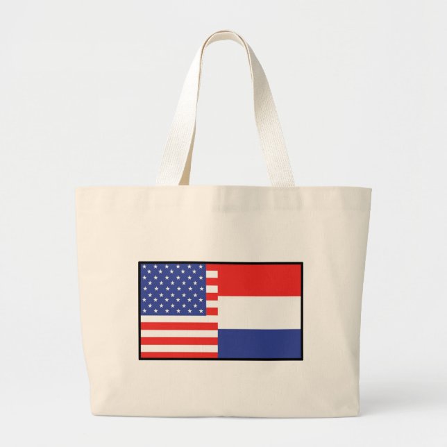 America Holland Large Tote Bag (Front)