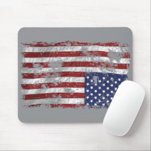 America In Distress - Upside Down Flag Mouse Pad