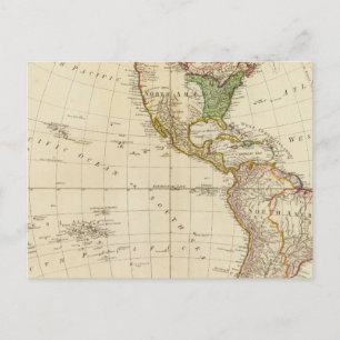 America - Indian Tribe Settlements Postcard