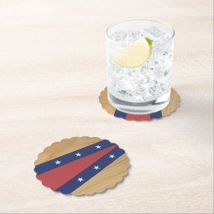 America-Inspired Art   Flags, Jerseys & 4th of Jul Paper Coaster