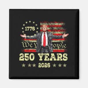 America July 4 2026 250 Years of Freedom Magnet