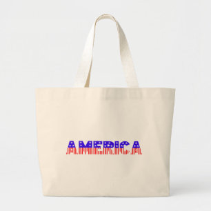 America Large Tote Bag
