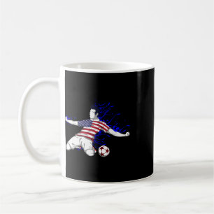 America National Soccer Team Jersey United States Coffee Mug