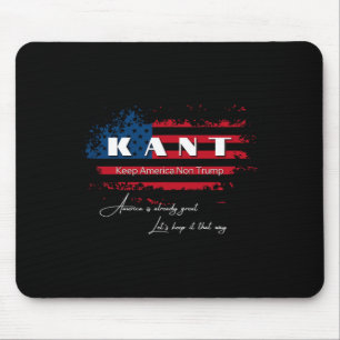 America Non Trump Funny Anti Trump 2024 Pro Democr Mouse Pad