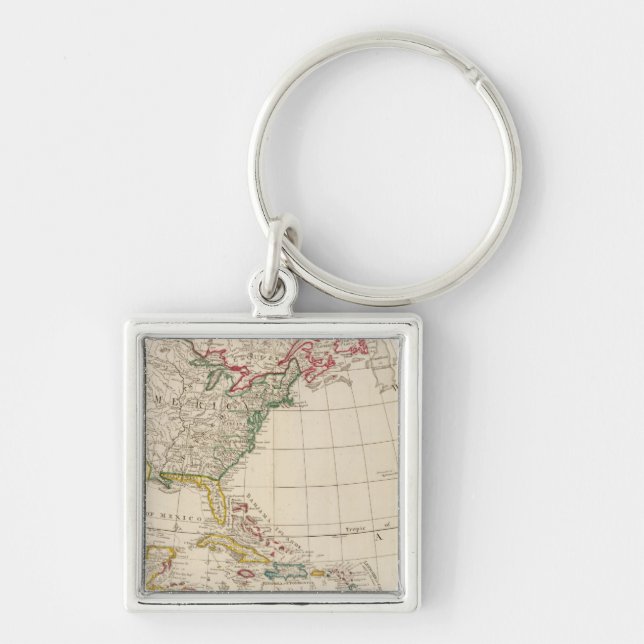 America north keychain (Front)