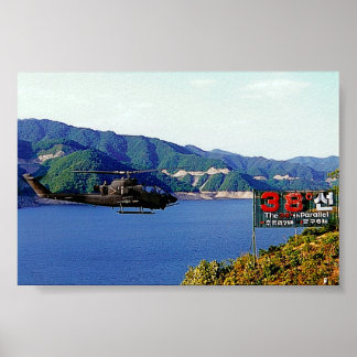 America On Guard on the 38th Parallel Poster