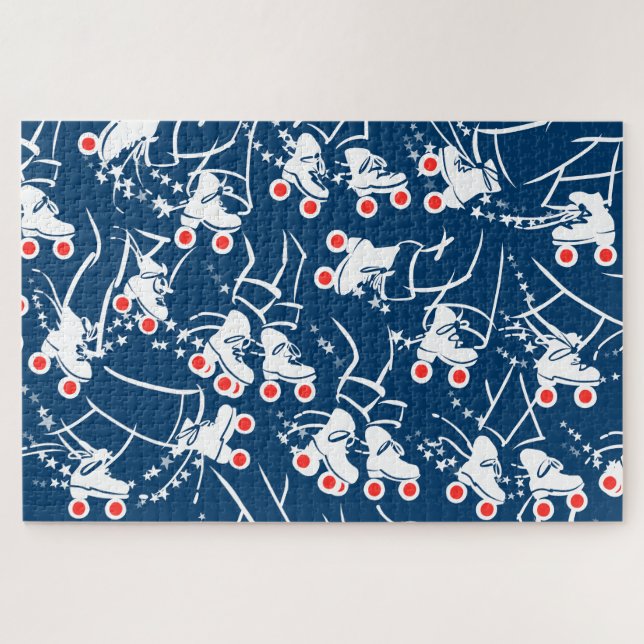 America on Wheels - Skating Jigsaw Puzzle (Horizontal)