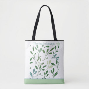 America Pageant Crown Leaf Tote Bag