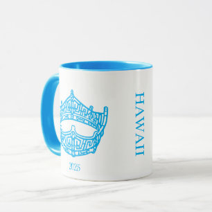 America Pageant Crown Personalized Name Mug