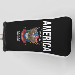 America Patriotic 250 Years Eagle 1776 2026  Golf Head Cover