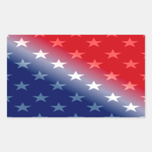america patriotic red white blue sticker