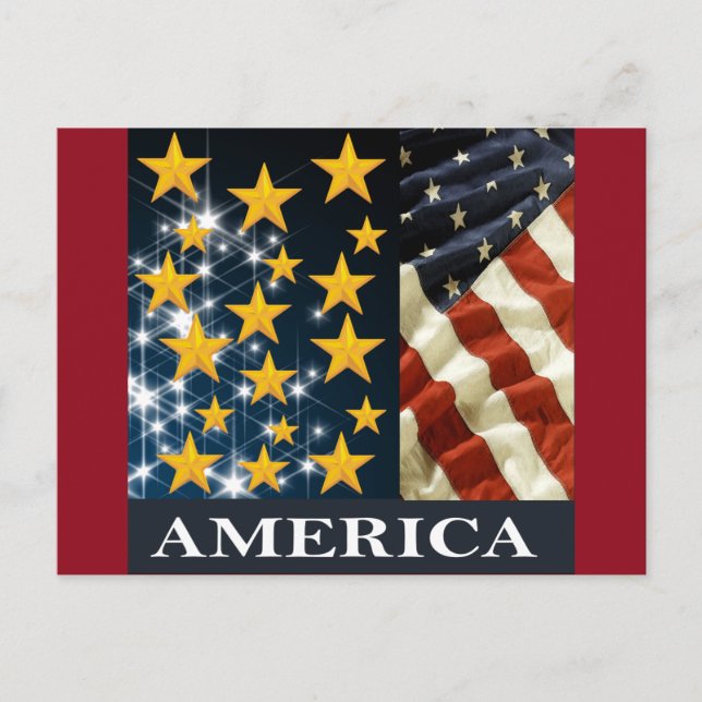 AMERICA POSTCARD (Front)