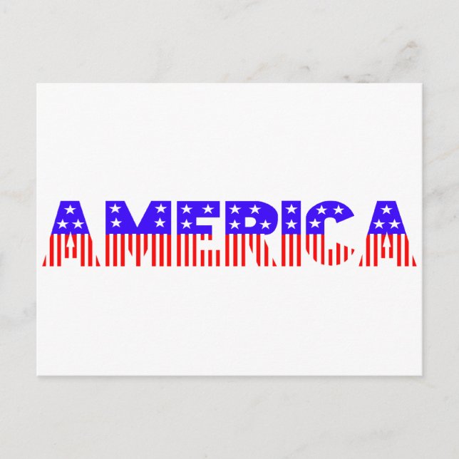 America Postcard (Front)
