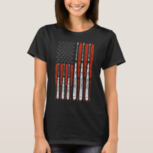 America Pride Flag Patriotic Independence Day July T-Shirt