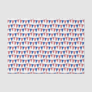 America Red White and Blue Series Design 2 Tissue Paper