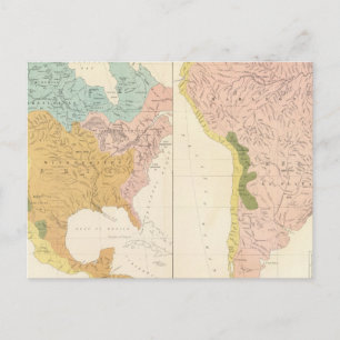 America river systems postcard