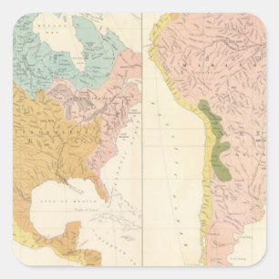 America river systems square sticker