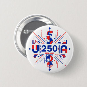 America’s 250th anniversary 2 inch round button
