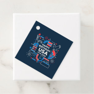 America’s 250th anniversary favour tags