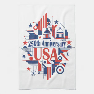 America’s 250th anniversary kitchen towel