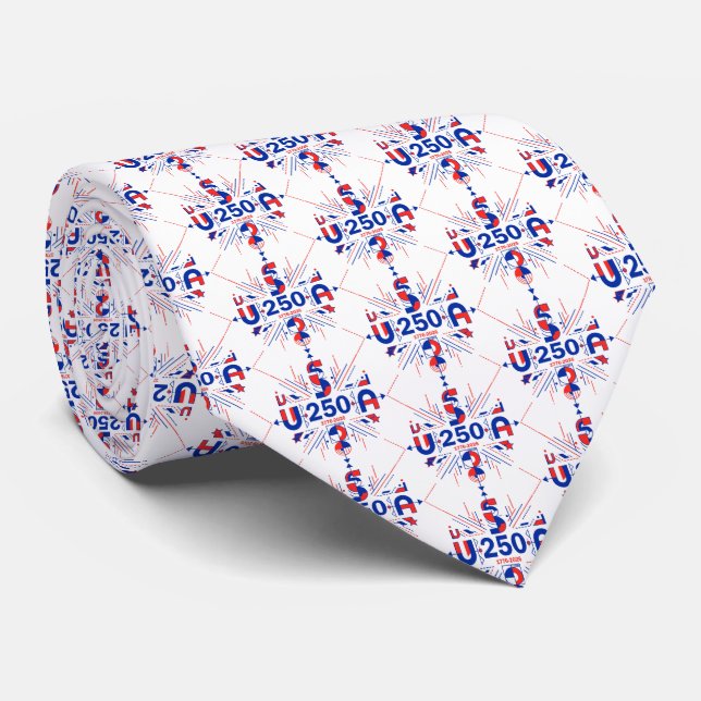 America’s 250th anniversary tie (Rolled)