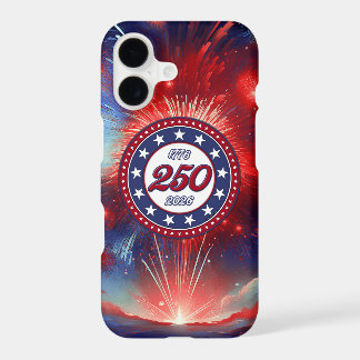 America’s 250th B-day Graphic Fireworks Clouds RWB
