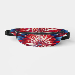 America’s 250th Birthday 1776-2026 RWB Fireworks Fanny Pack