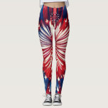 America’s 250th Birthday 1776-2026 RWB Fireworks Leggings<br><div class="desc">America’s 250th Birthday 1776-2026 Red,  White and Blue Graphic Fireworks. Design 12</div>