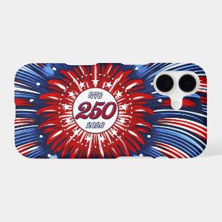 America’s 250th Birthday Graphic Fireworks Pop Wh