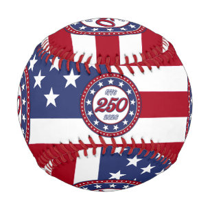 America’s 250th Birthday With USA Flag Baseball