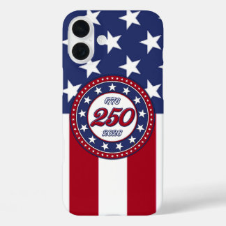 America’s 250th Birthday With USA Flag iPhone 16 Plus Case