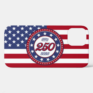 America’s 250th Birthday With USA Flag iPhone 12 Case