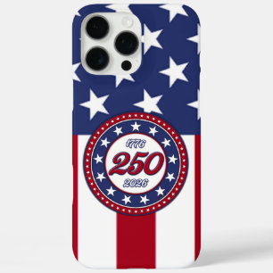 America’s 250th Birthday With USA Flag iPhone 16 Pro Max Case