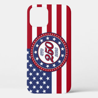 America’s 250th Birthday With USA Flag iPhone 12 Case